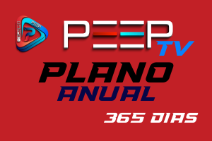 Plano ANUAL Streaming TV: PeepConnect