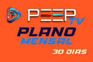 Plano Mensal Streaming TV: PeepConnect